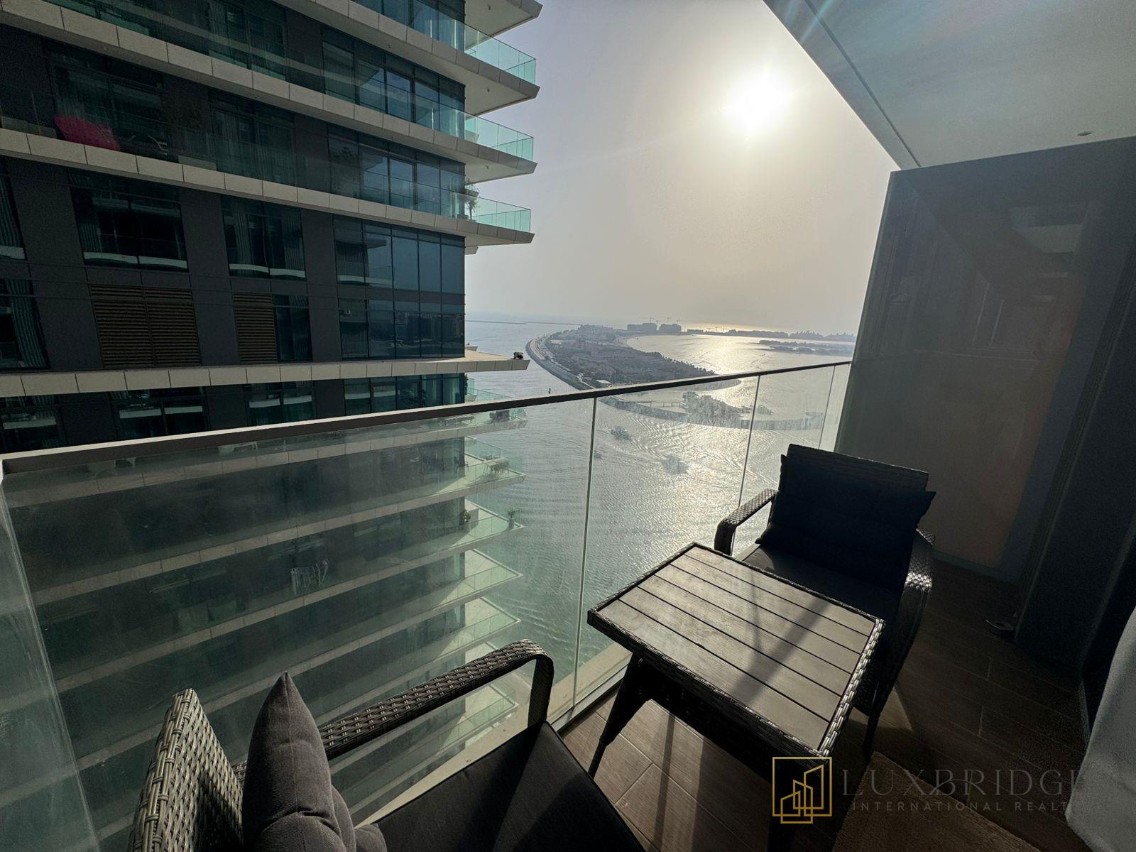 Furnished | Prime Location | Palm and Sea view