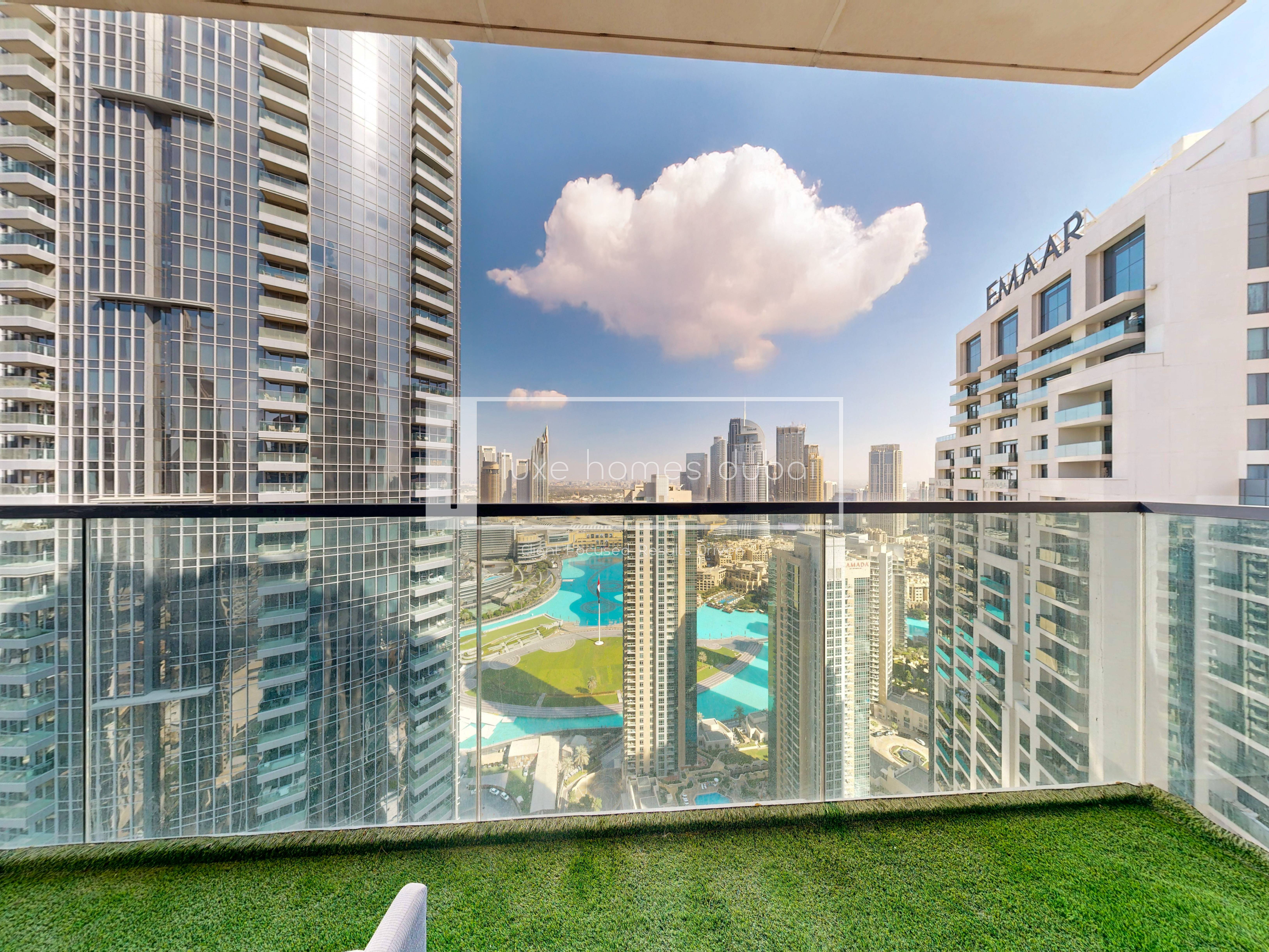 Burj Khalifa View | Fully Furnished 3BR | Ready