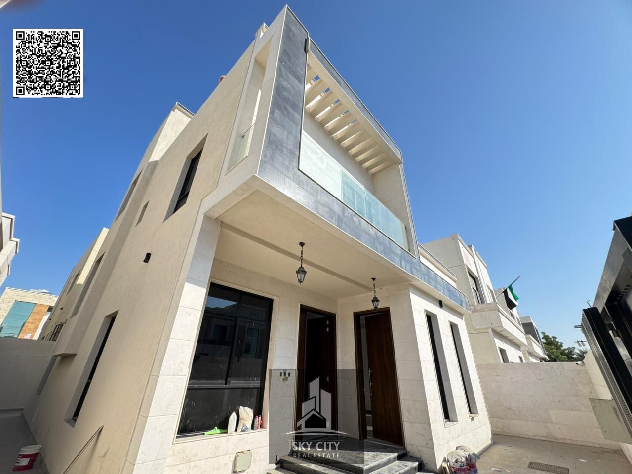 For Sale: Luxurious Modern Villa, Freehold and Inheritable, 5 Master Bedrooms with Rooftop Terrace, Close to Mosque and Shops