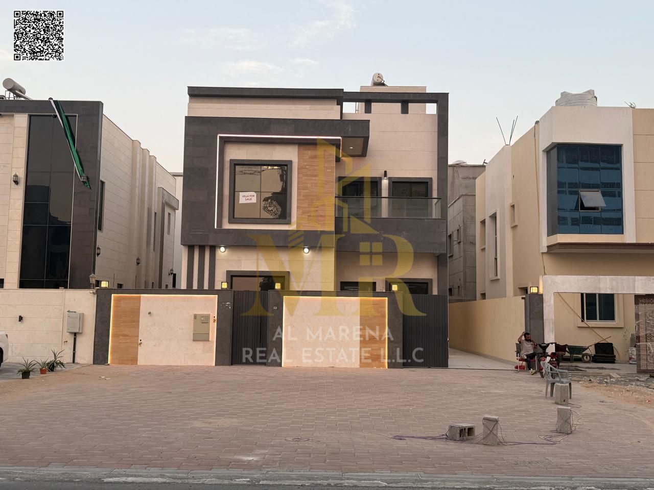 Villa for sale in Al Helio 2, Ajman | Two floors + roof | 6 master bedrooms | Majlis and two living rooms | Price includes registration and ownership