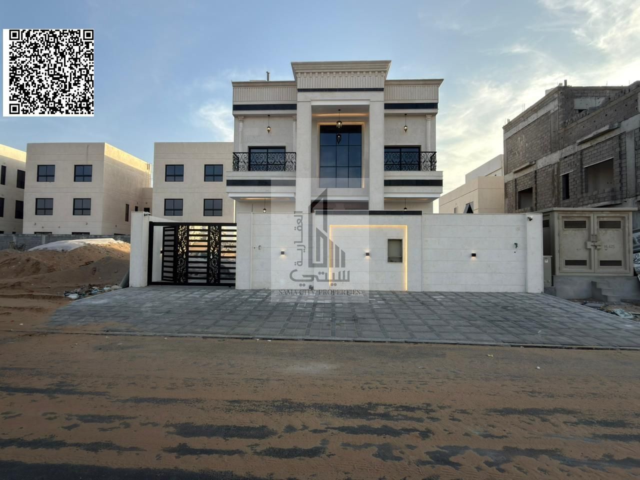 Villa for sale *Ajman * Consisting of: * *5 master bedrooms* * Majlis