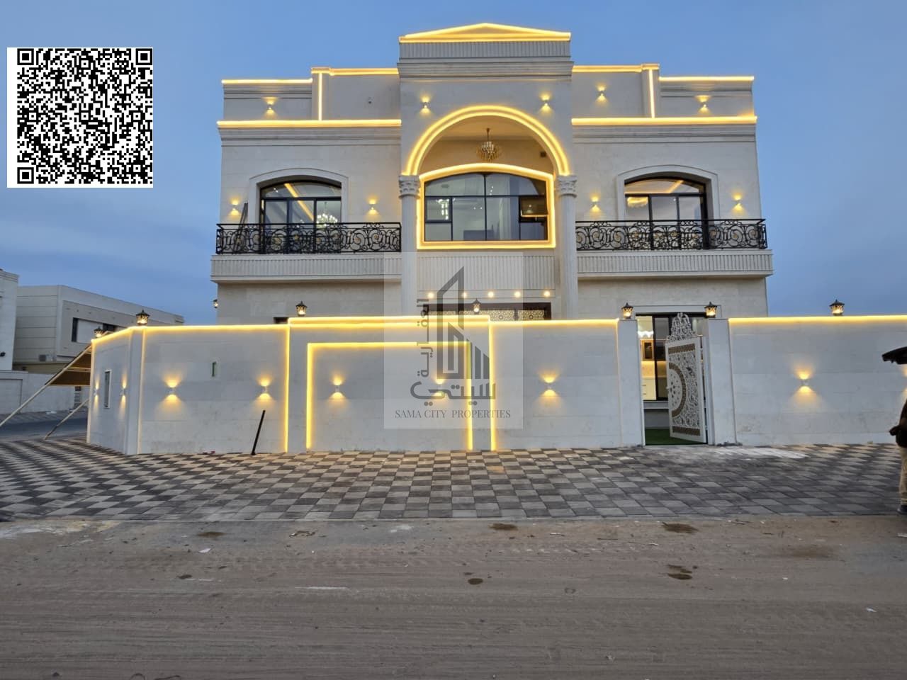Villa for sale *Ajman * Consisting of: * *5 master bedrooms* * Majlis