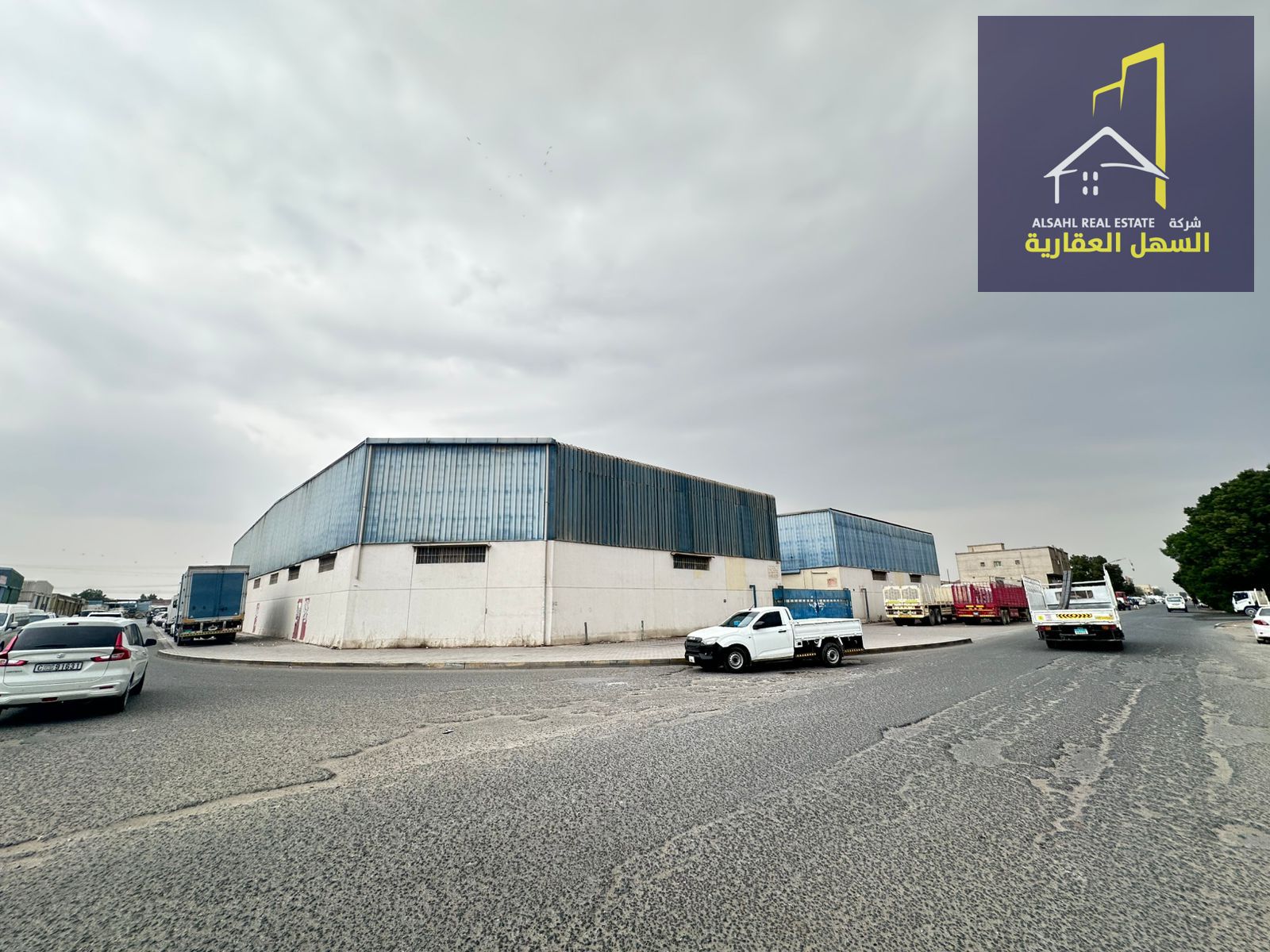 For sale: Industrial property in Industrial Area 17, corner lot on two streets, with excellent investment return.