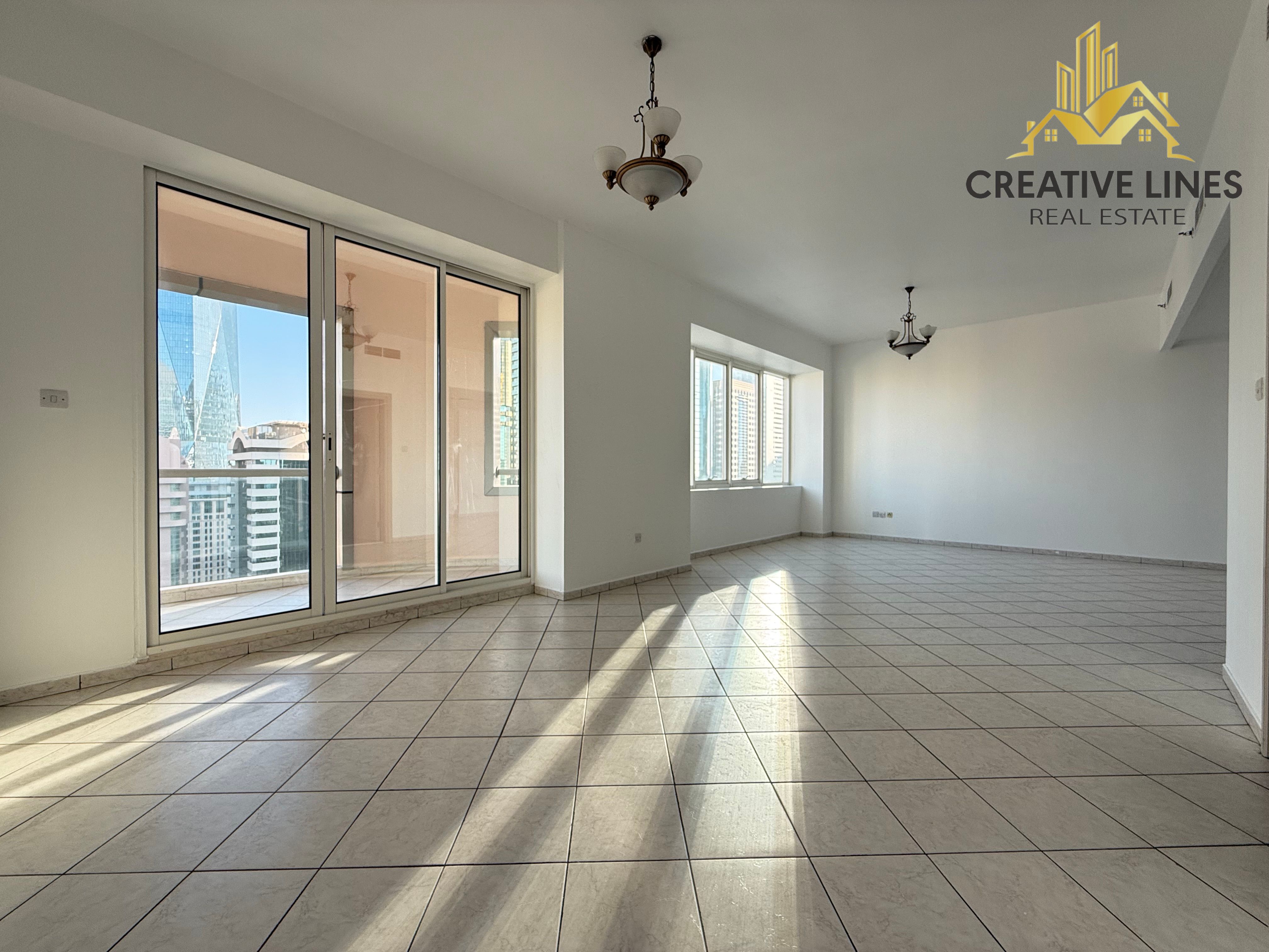 WELL MAINTAINED | SPACIOUS 3-BHK | MAID ROOM & BALCONY