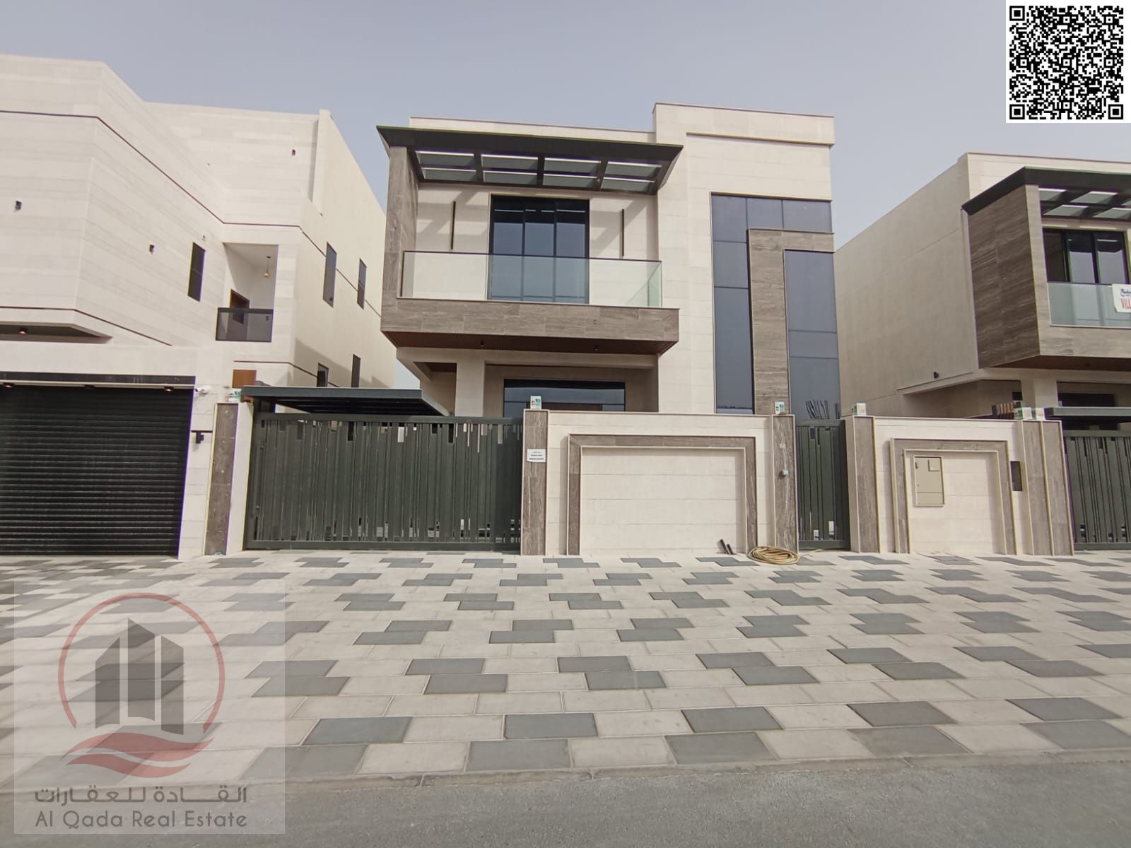 Villa for sale in Al Bahia area, Ajman, 5 bedrooms, elegant design, prime location