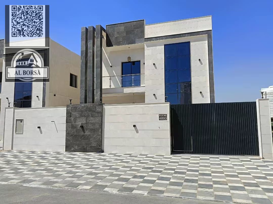 Villa for rent – Al Zahiyah area, Ajman – 4 master bedrooms, living room, majlis, maid's room, prime location