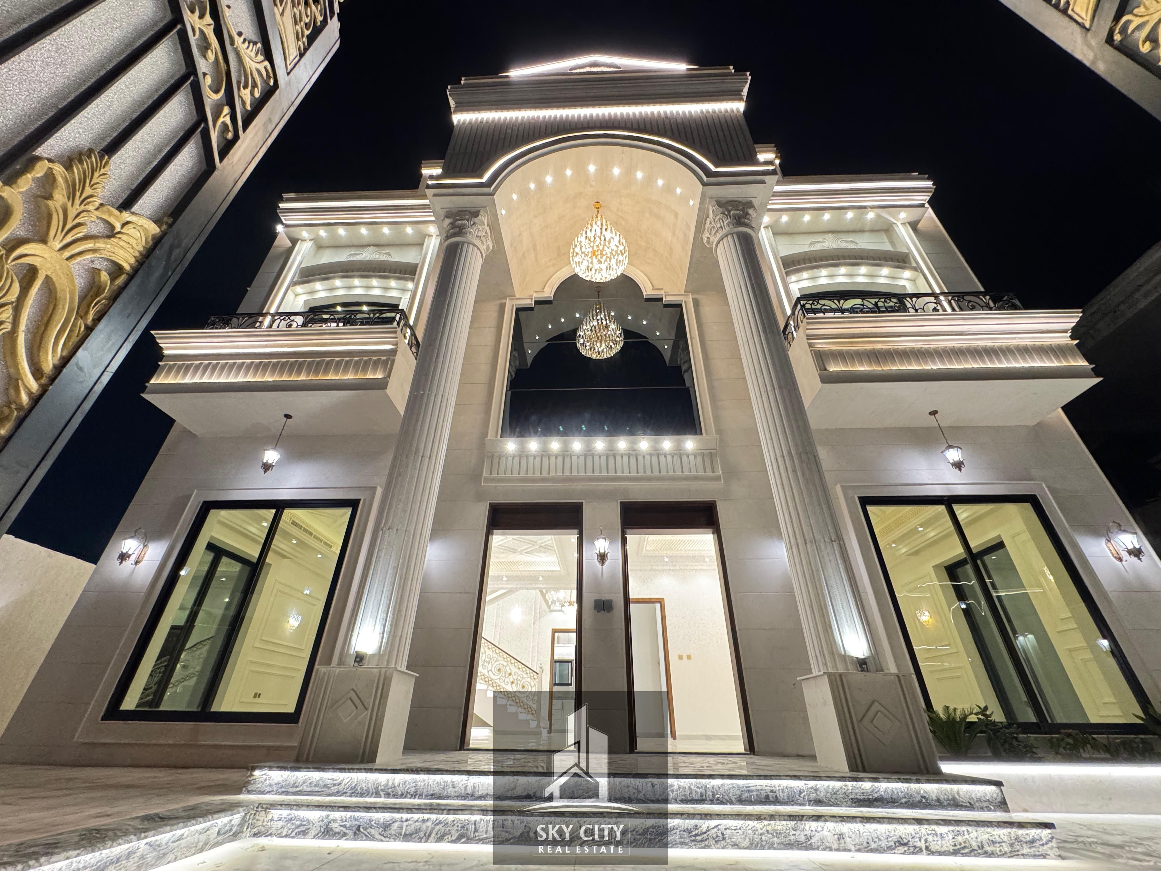 For sale directly from the owner: A classic corner villa on two streets, directly opposite the mosque and next to the park. A prime location near Shei