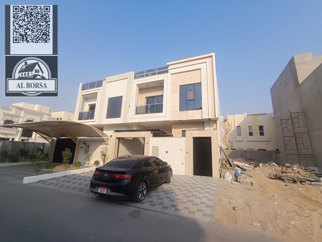 Townhouse in Al-Haliyo 2 for sale, 5 master bedrooms, living room, majlis, kitchen, and maid's room