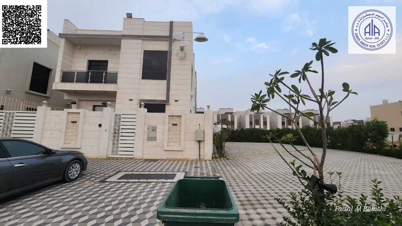 corner villa for rent in ajman al yasmeen **