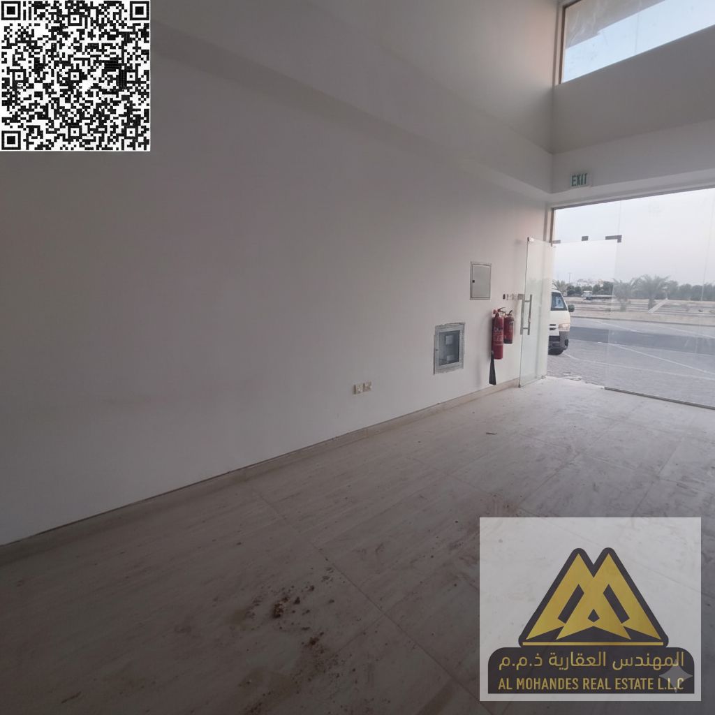 Spacious Shop for Annual Rent – First Occupancy – Strategic Location in Al Bahia