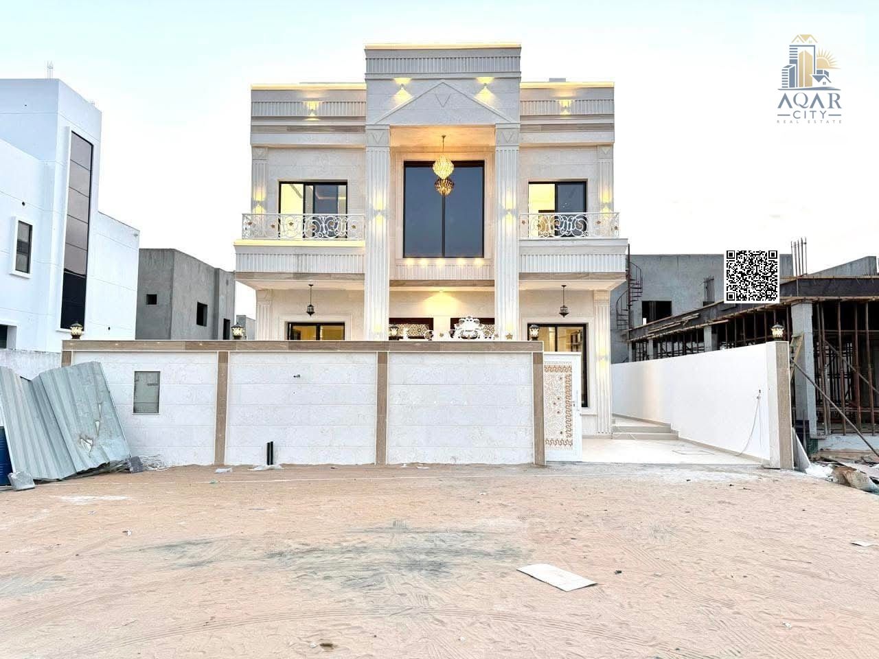 **A strategic location near all services including registration and ownership fees, water, electricity and central air conditioning. The price includes everything. Classic villa is negotiable and has a spacious area. **Easy access to main roads** (f