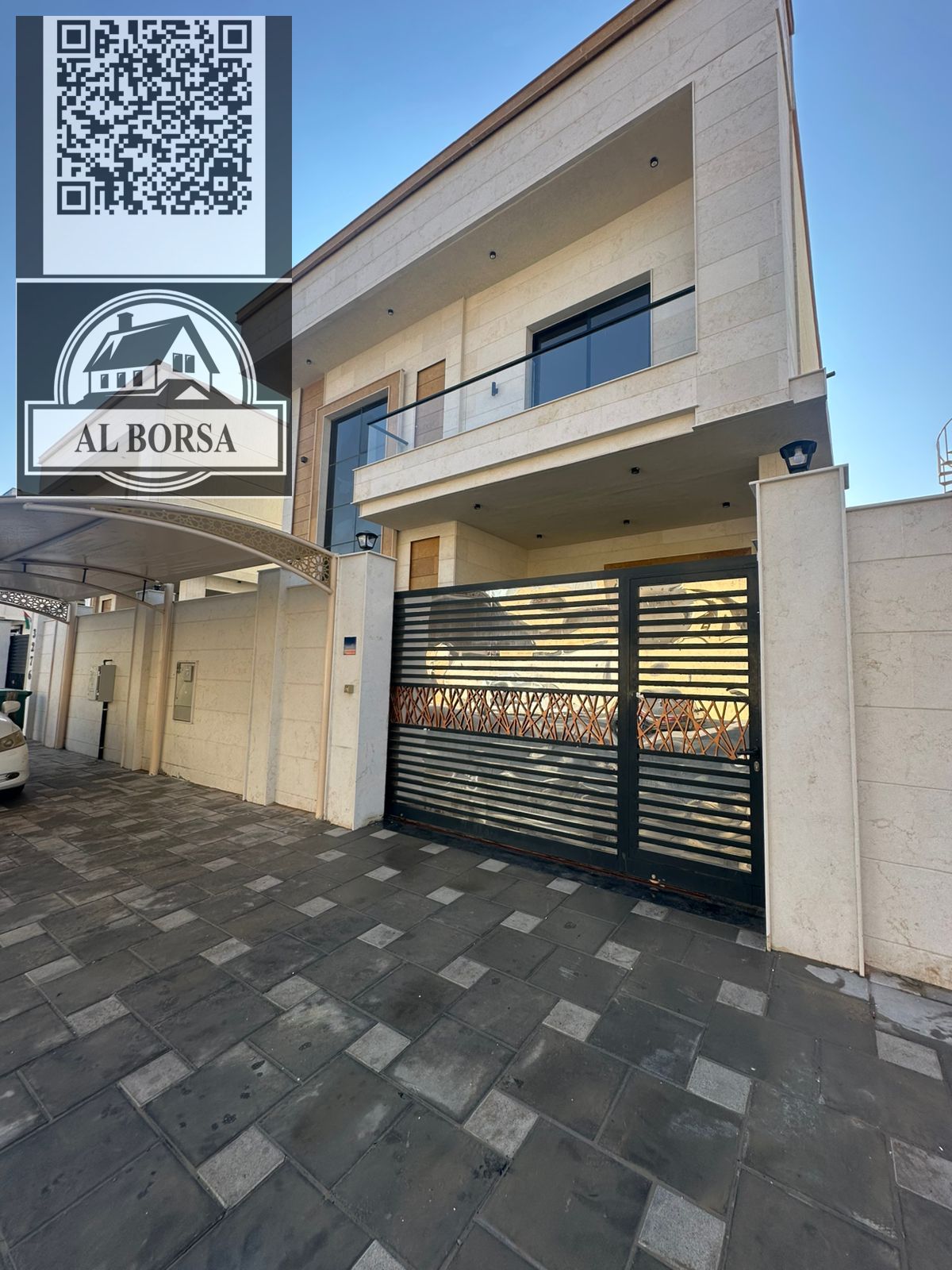 For sale in Al Yasmin, a villa with five master bedrooms, a living room, a maid's room, and a spacious kitchen.
