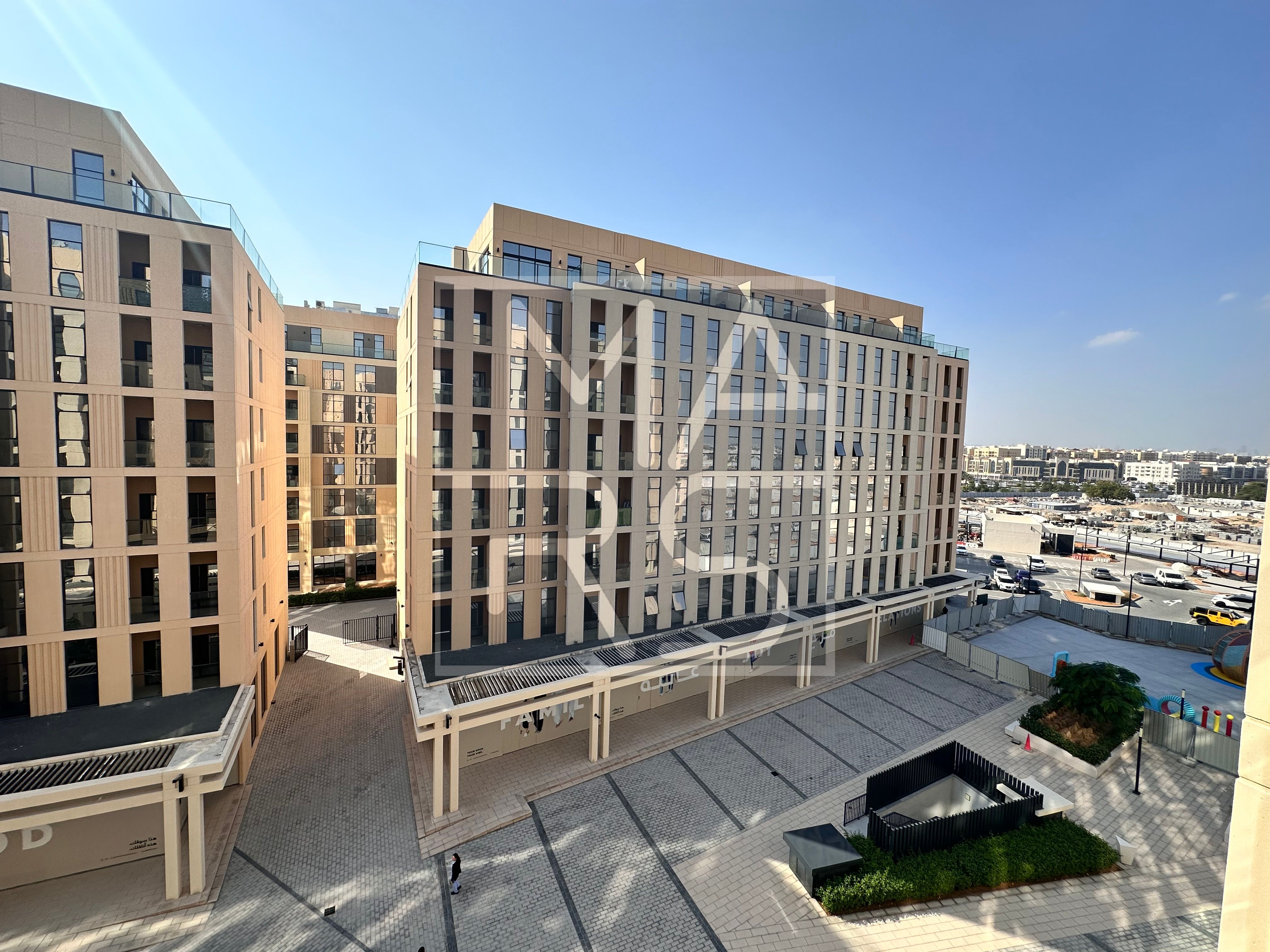 Brand new 1 bhk with balcony for rent. Al mamsha Sharjah