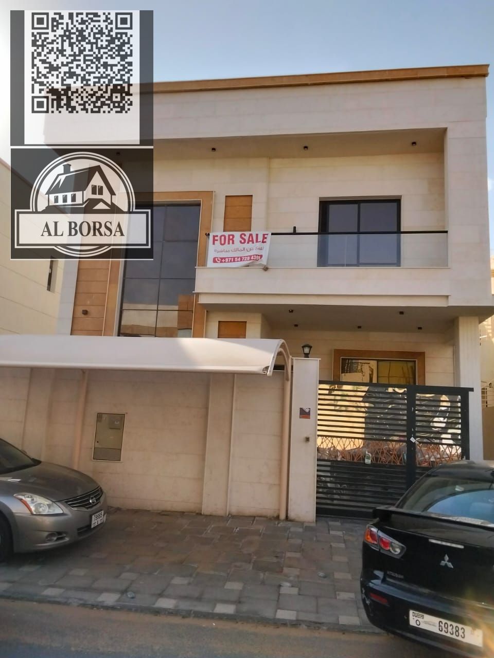 Villa for rent – Al yasmeen area, Ajman – 5 master bedrooms, living room, majlis, maid's room, prime location
