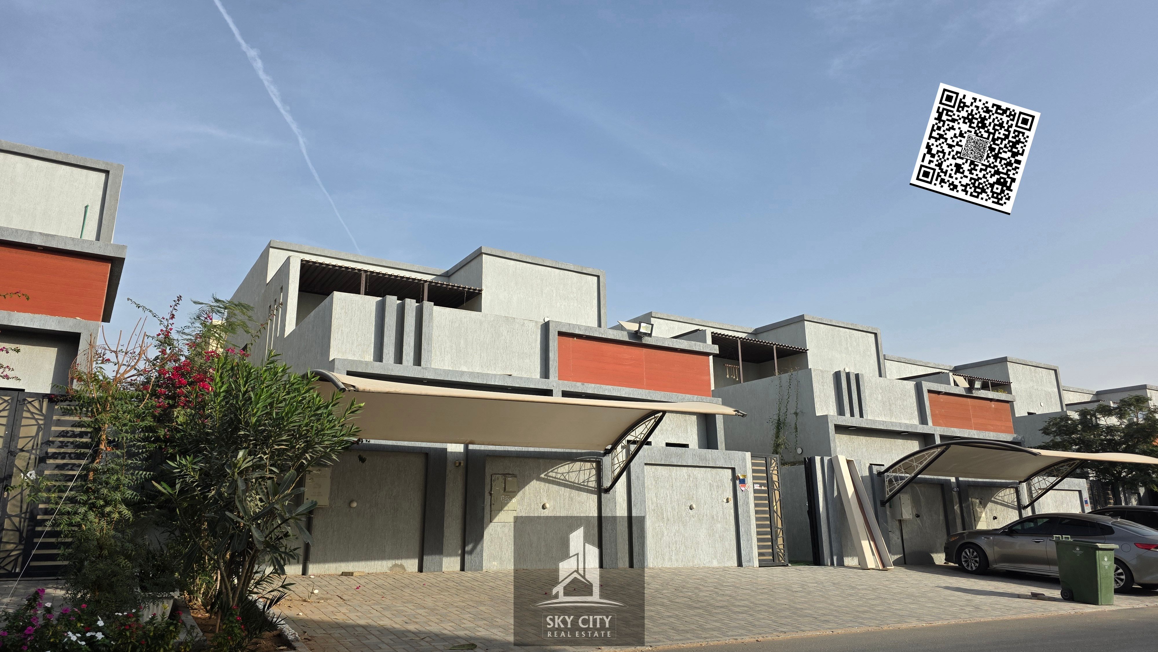 Villa for sale in Al Yasmin, opposite the mosque . Financial, electrical, and air conditioning connections are ready.