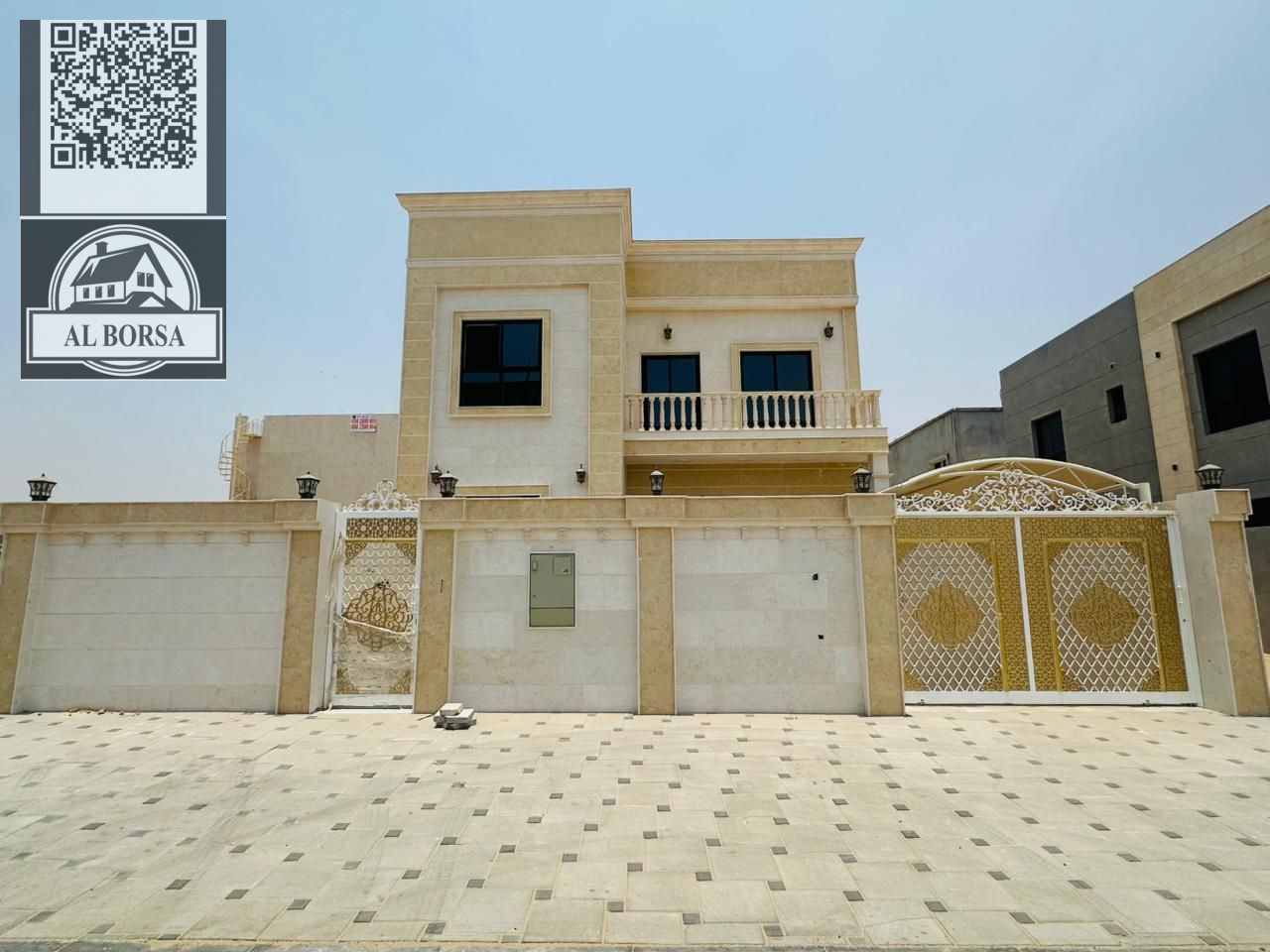 Villa for rent – Al Zahiyah area, Ajman – 3 master bedrooms, living room, majlis, maid's room, prime location