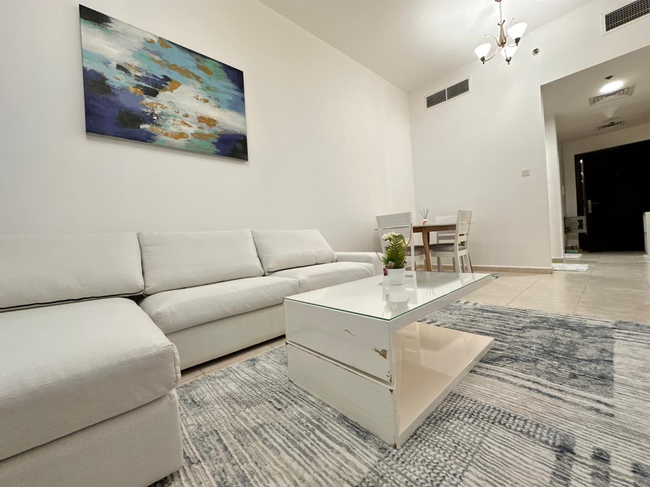 Furnished one-bedroom apartment for monthly rent in Ajman Second row from Ajman Corniche