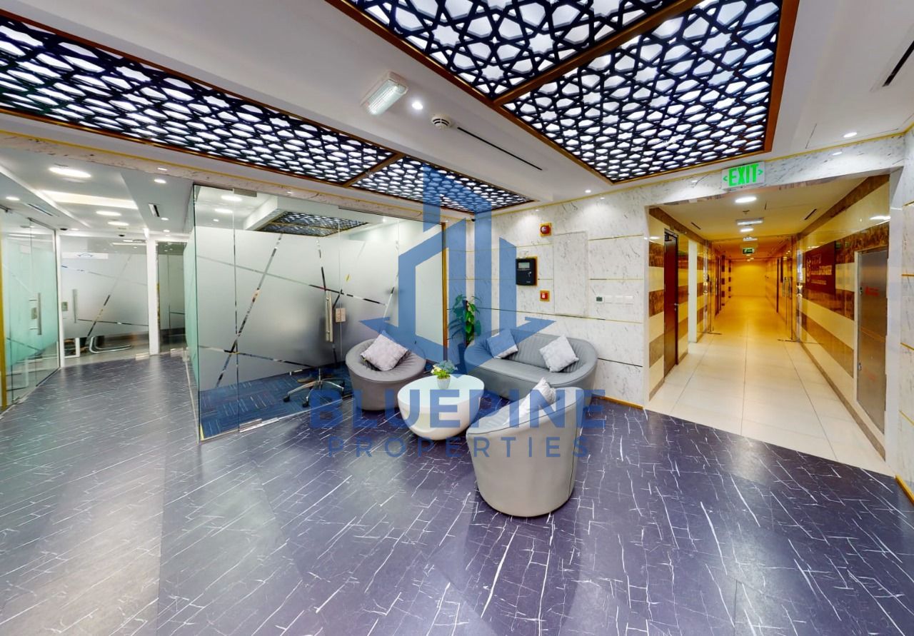 Prime Office for Rent in Latifa Tower | Sheikh Zayed Road | Near Metro (Furnished)