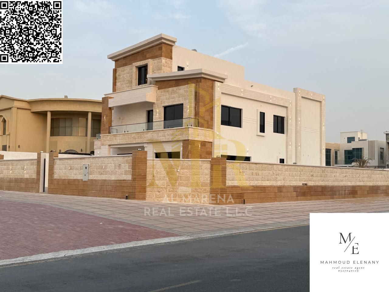 Corner villa for sale in Al Yasmeen, Ajman, on two streets | Private pool | Garden | Rooftop terrace | Freehold for all nationalities A rare opportun