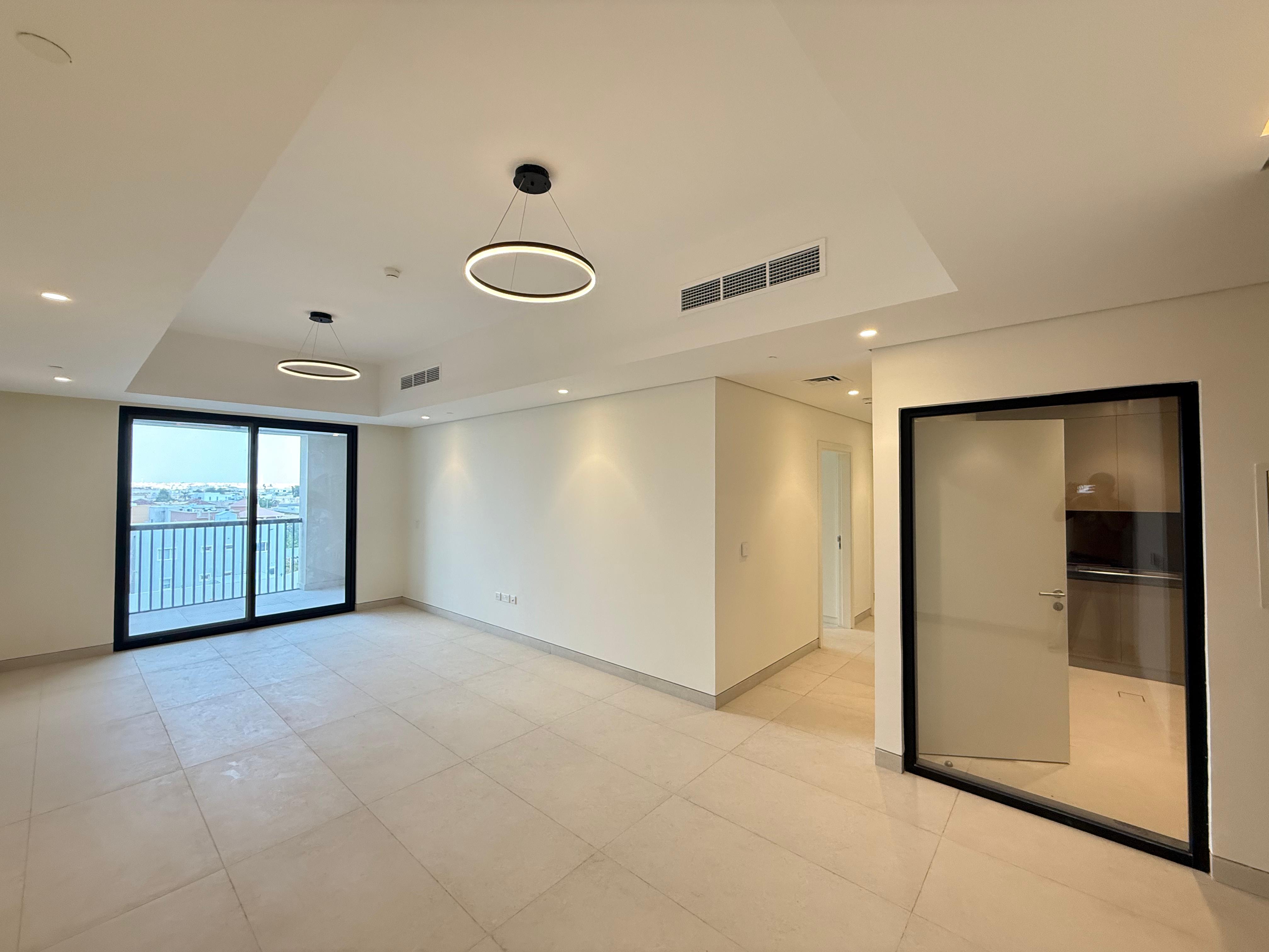 BRAND NEW SPACIOUS 2 + MAID ROOM WITH SPACIOUS LIVING ROOM,BIG CLOSED KITCHEN HAING GYM,POOL AND COVERED PARKING.