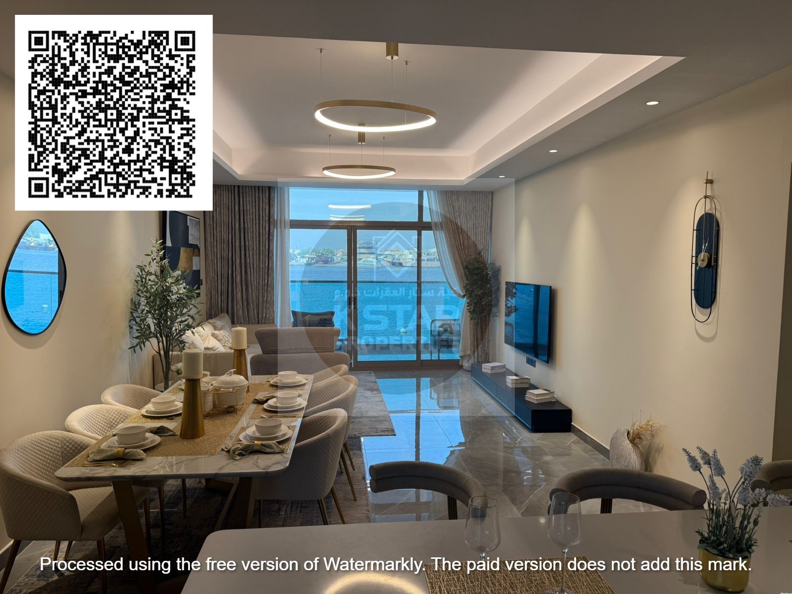 Spacious 1BHK | Creek View | High Floor | Ajman Creek Tower 2