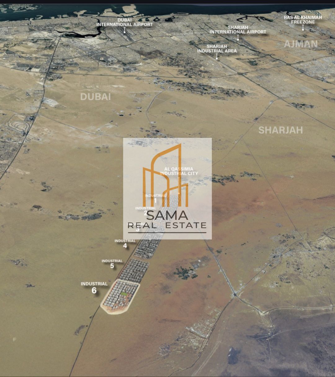 Industrial and Commercial Land for Sale in Sharjah, Al Qasimia 6 Industrial City
