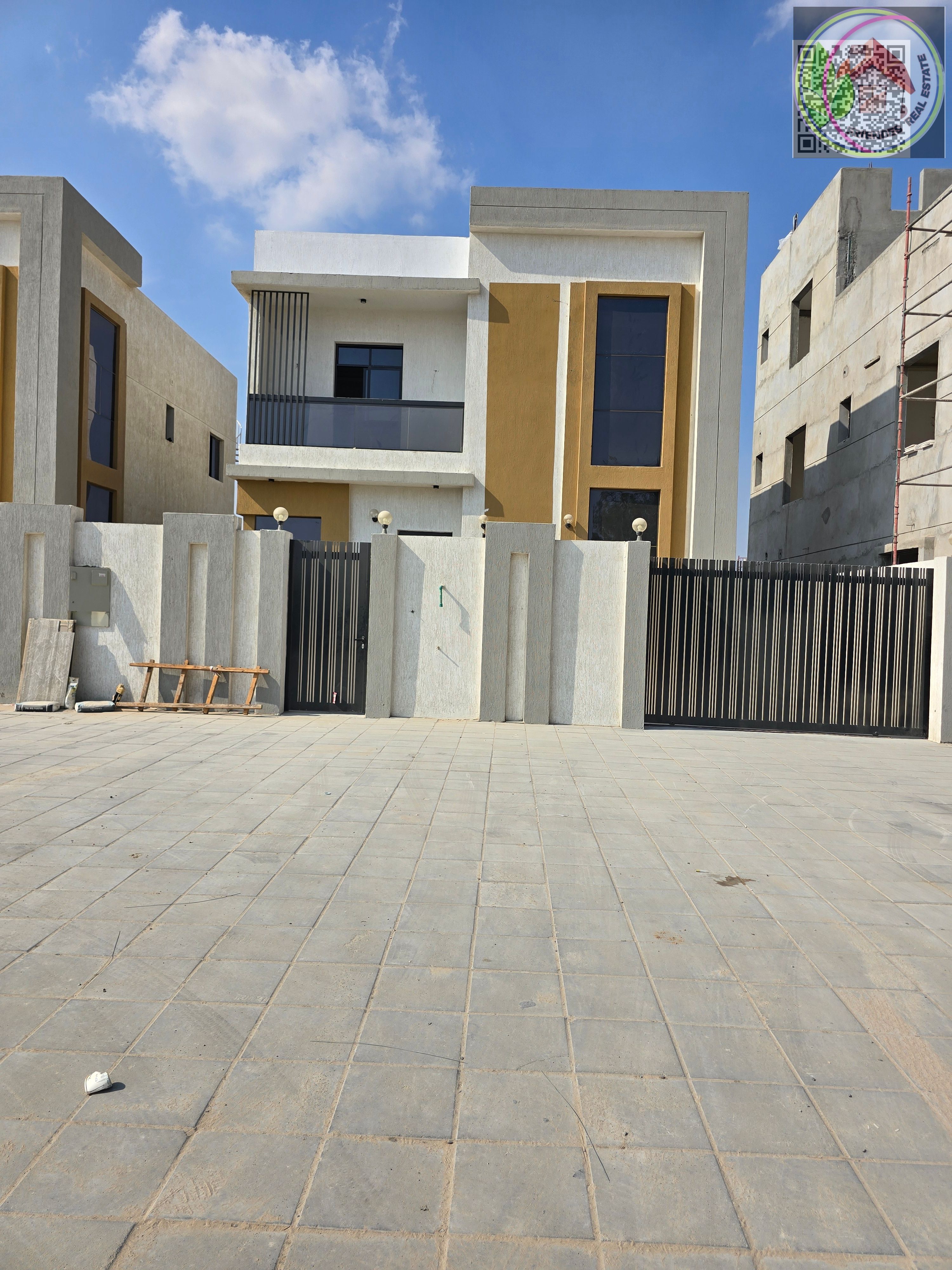 Villa for sale at a competitive price, including registration and ownership fees, directly next to the mosque.