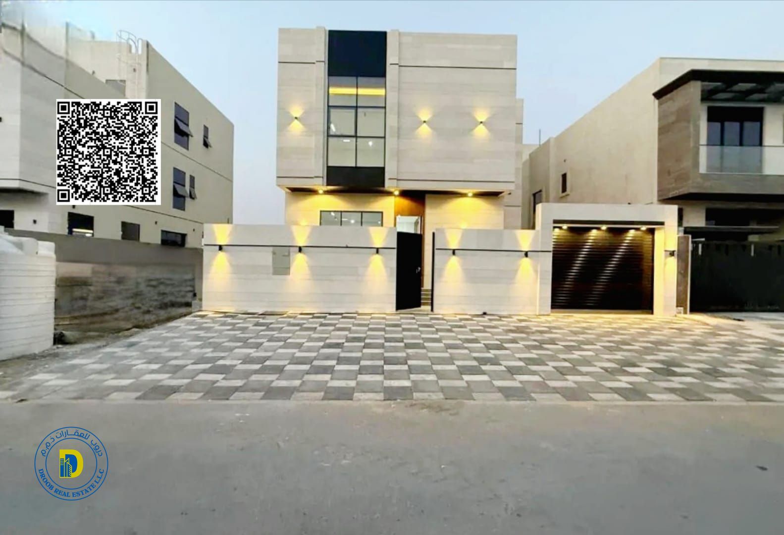 Enjoy luxury in the Al Bahia Villa, 6 bedrooms with a pool and roof, including registration fees, freehold , and bank financing.