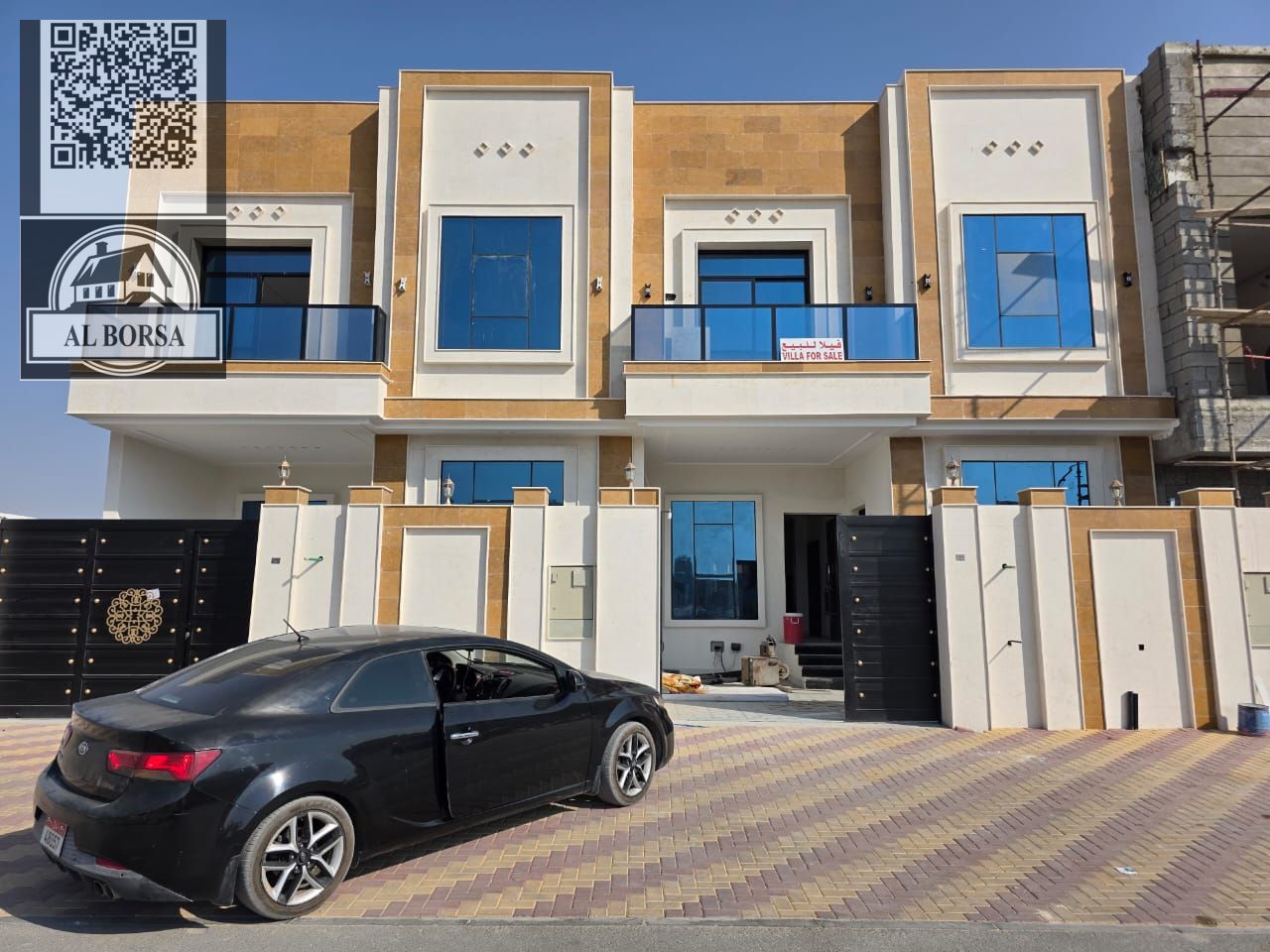 Villa for sale – Al yasmeen area, Ajman – 5 master bedrooms, living room, majlis, maid's room, prime location