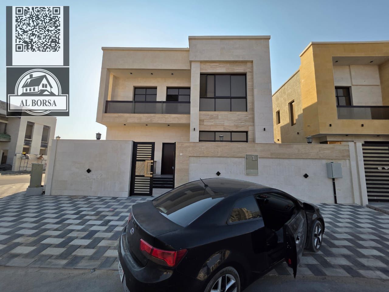 Villa for sale – Al yasmeen area, Ajman – 5 master bedrooms, living room, majlis, maid's room, prime location