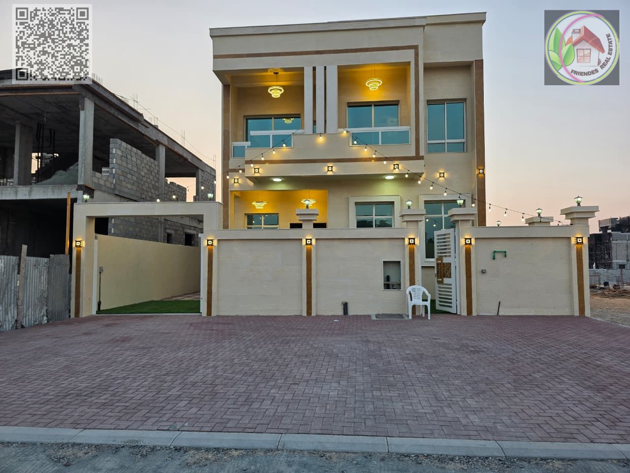 Villa in Al Helio 2, Ajman | Registration and ownership fees included | Freehold for all nationalities | Close to the mosque and all services