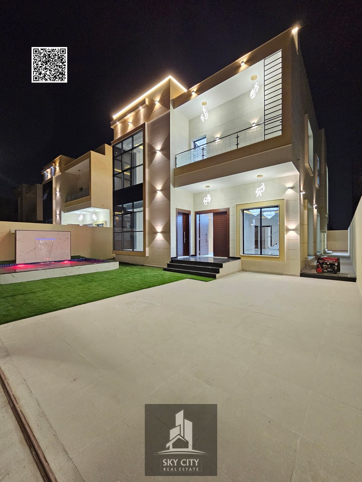 Luxury in Design – Super Duplex Design | Luxury Freehold Villa, Includes Water, Electricity, and Air Conditioning, Opposite Al Hamidiya Park