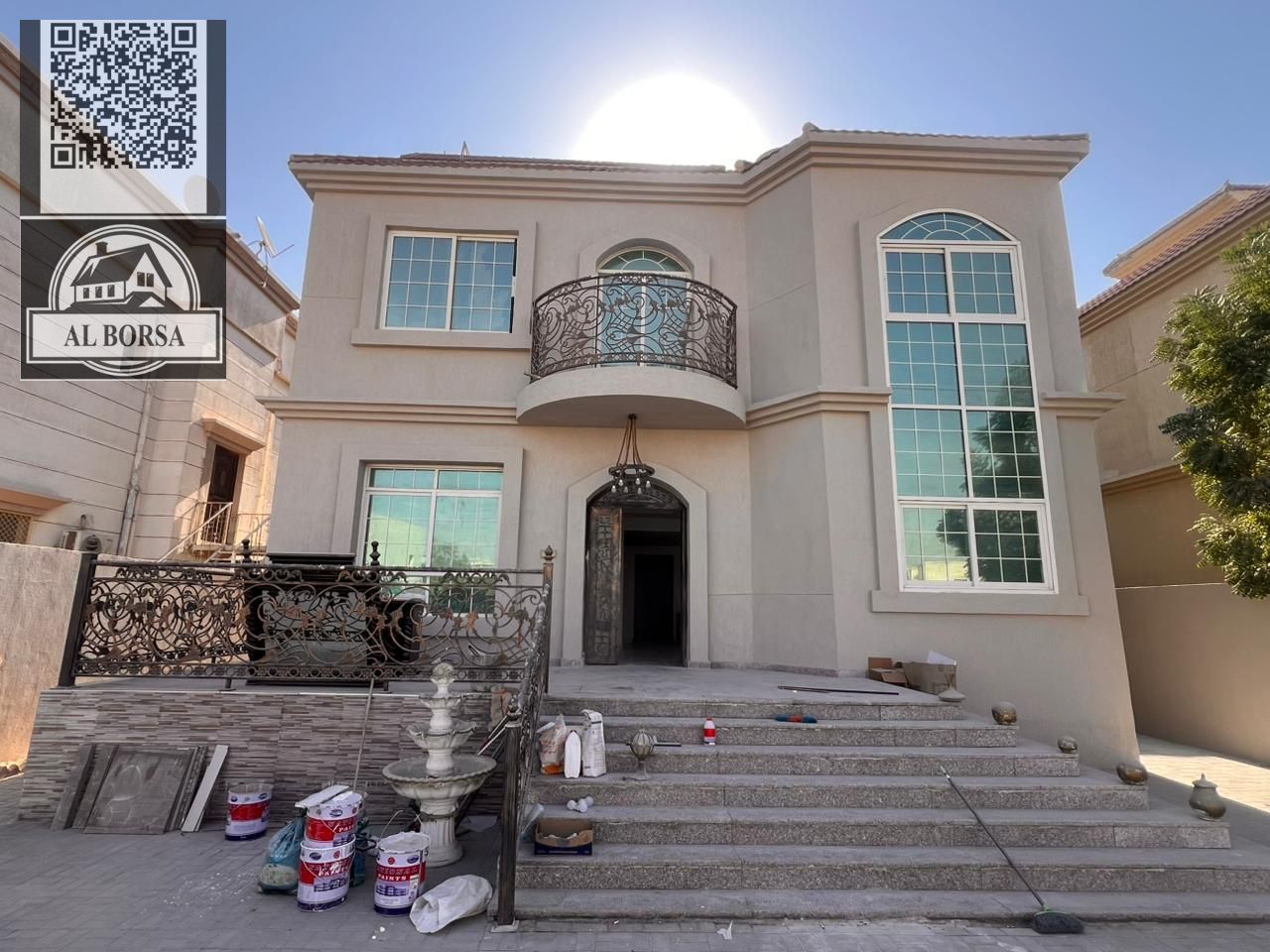 Villa for rent – Al moaihat 3 area, Ajman – 5 master bedrooms, living room, majlis, maid's room, prime location