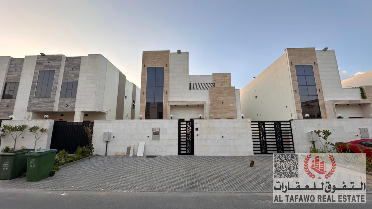 Villa for rent in Ajman, Al Amrah area, with 4 master bedrooms.