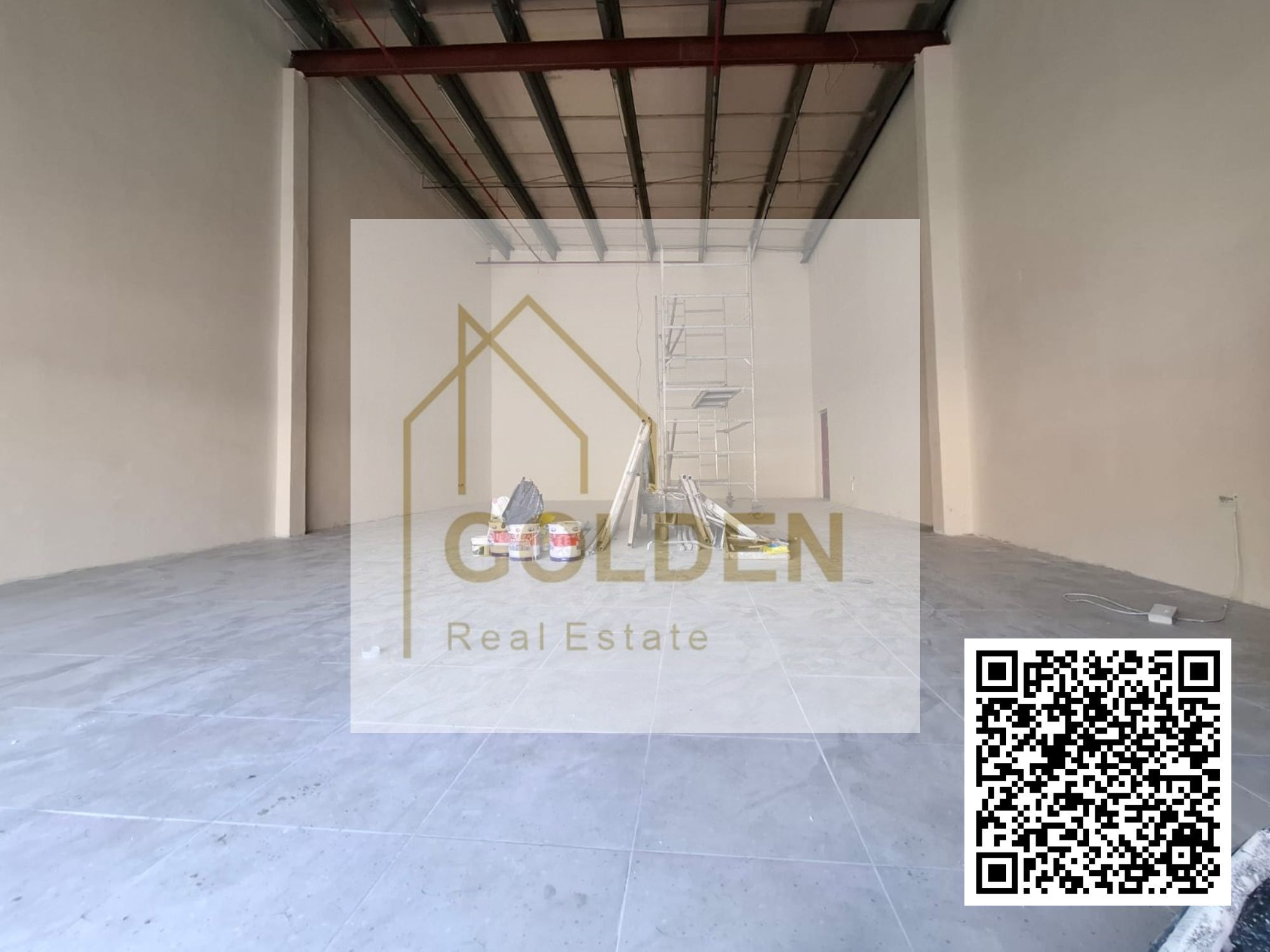 High-Visibility Warehouse 20 kW Electricity | Main Road | 1,500 Sq Ft | Al Jurf Industrial 1