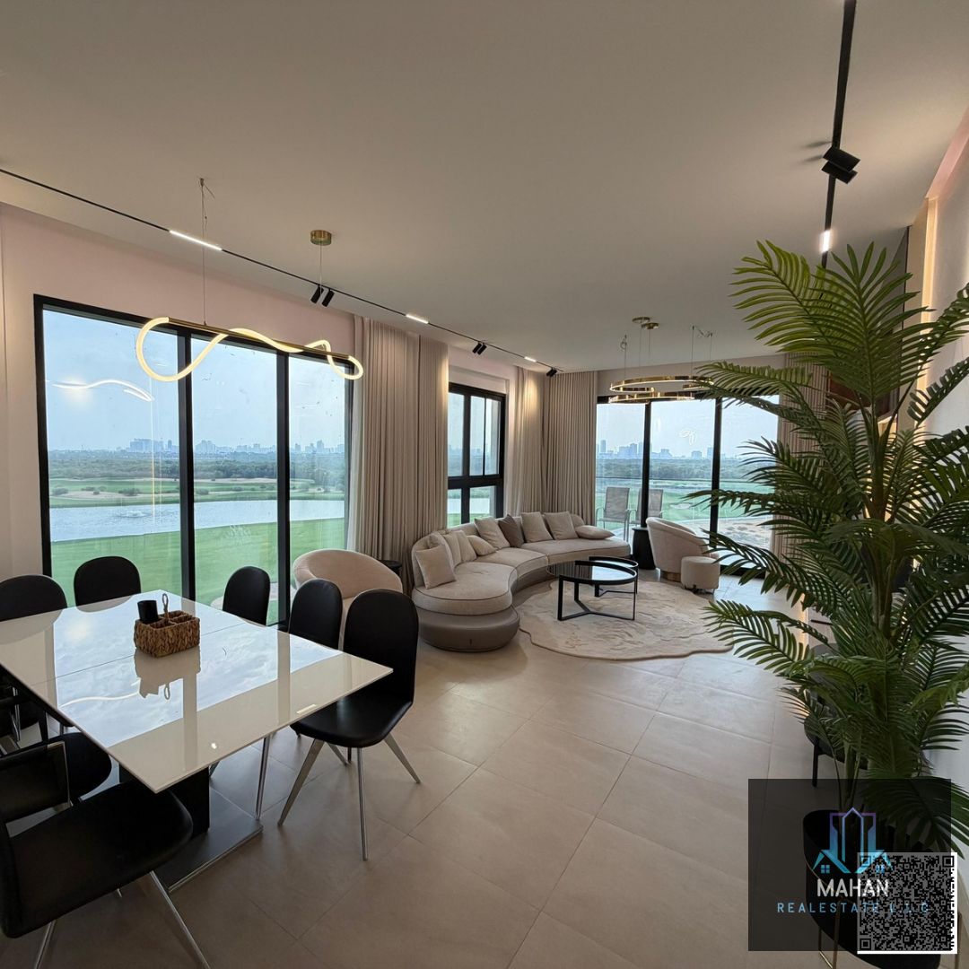 Apartment 3 bedroom for sale With furniture 3 view golf Al zorah 3.2m asking