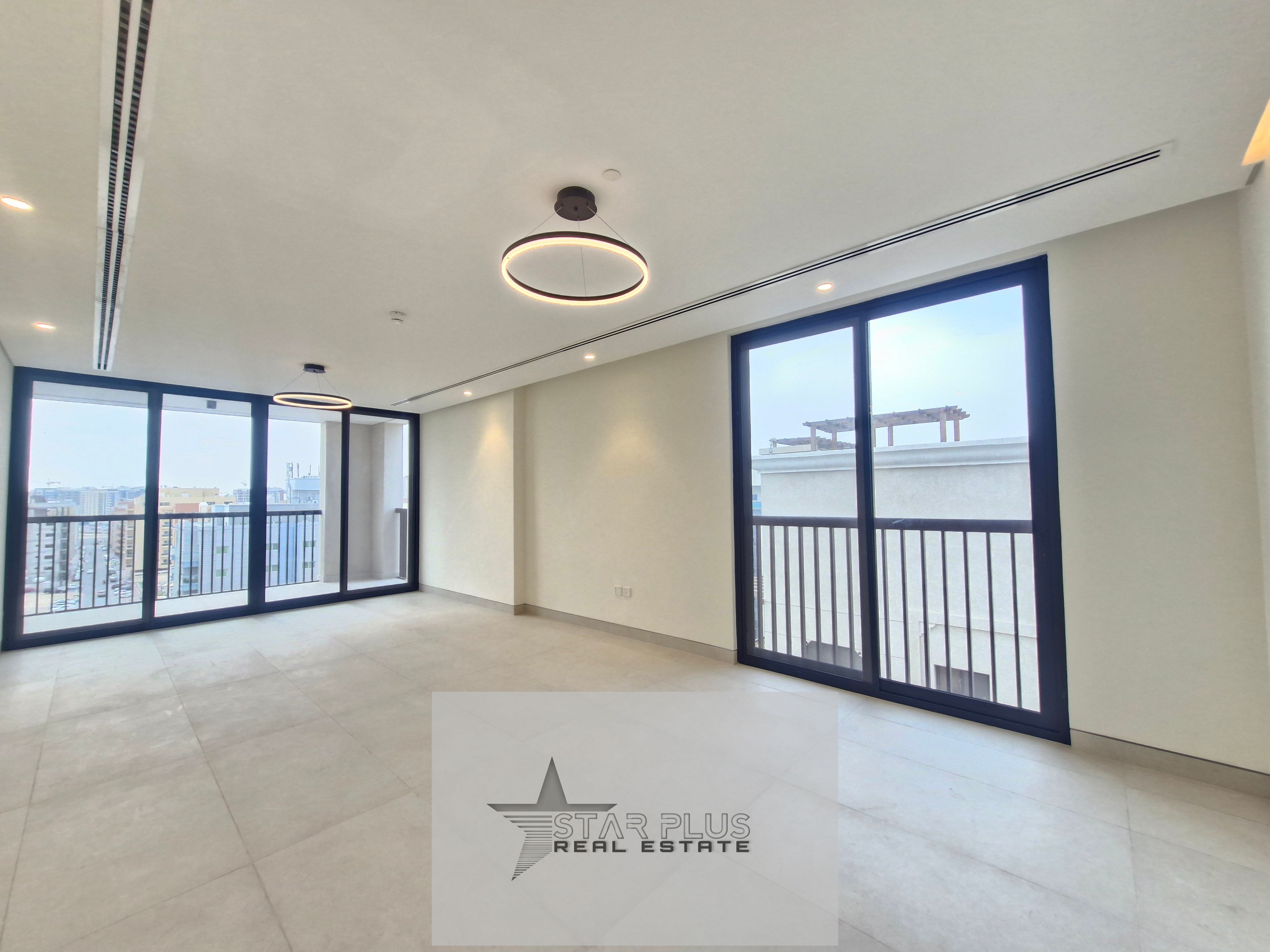 BRAND NEW LUXURIOUS AND SPACIOUS 2 + MAID ROOM WITH BIG CLOSED KITCHEN HAVING GYMNASIOUM,POOL AND COVERED PARKING.