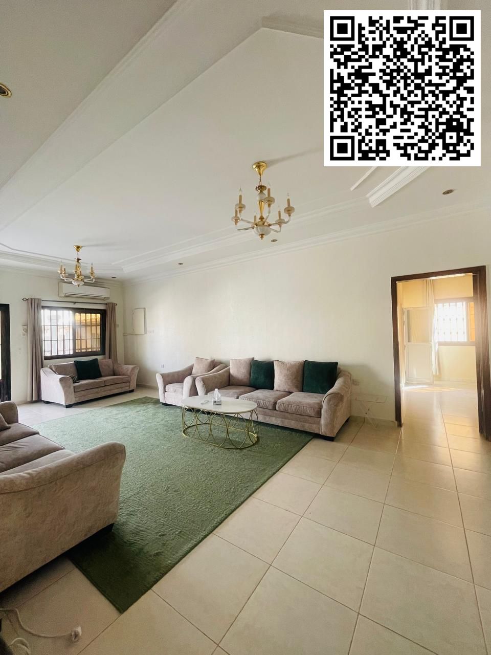 Ground Floor Villa for Sale in Al Khuzamiyah – 9,600 sq ft Plot – Spacious Living Areas and Two Majlis – Special Price