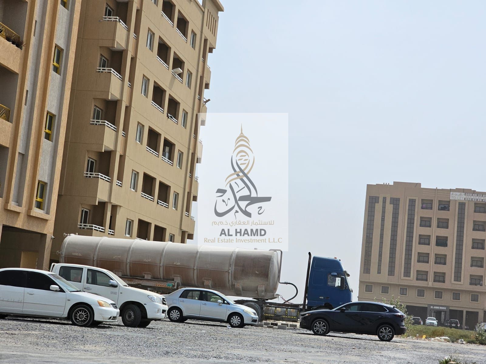 For saledirect owner residential commercial G+4 land Near important street of umm Al Quwain,