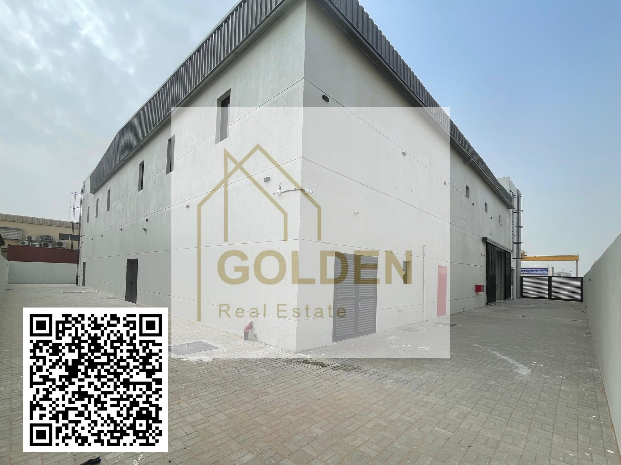 High-Power 153 kW Electricity | Main Road Access | 11 Parking | Mezzanine Warehouse | 17,000 Sq Ft, Al Jurf Industrial 2