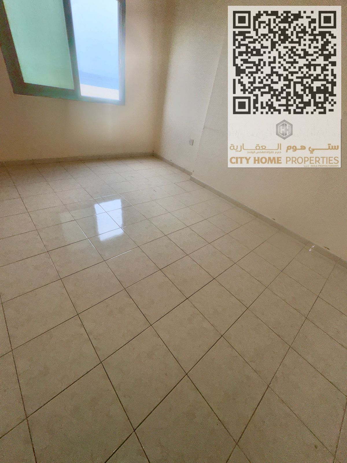 A spacious one-bedroom apartment with a living room is now available for annual rent on the first row of Ajman Corniche. The apartment offers a full s