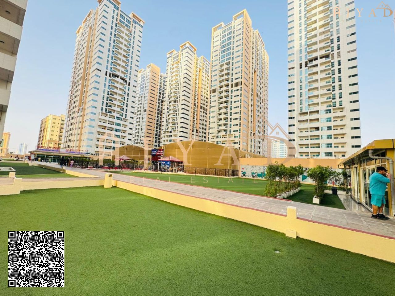 Resale 2 Master Bedroom Apartment for Sale in Ajman One Tower | City & Garden View | Vacant