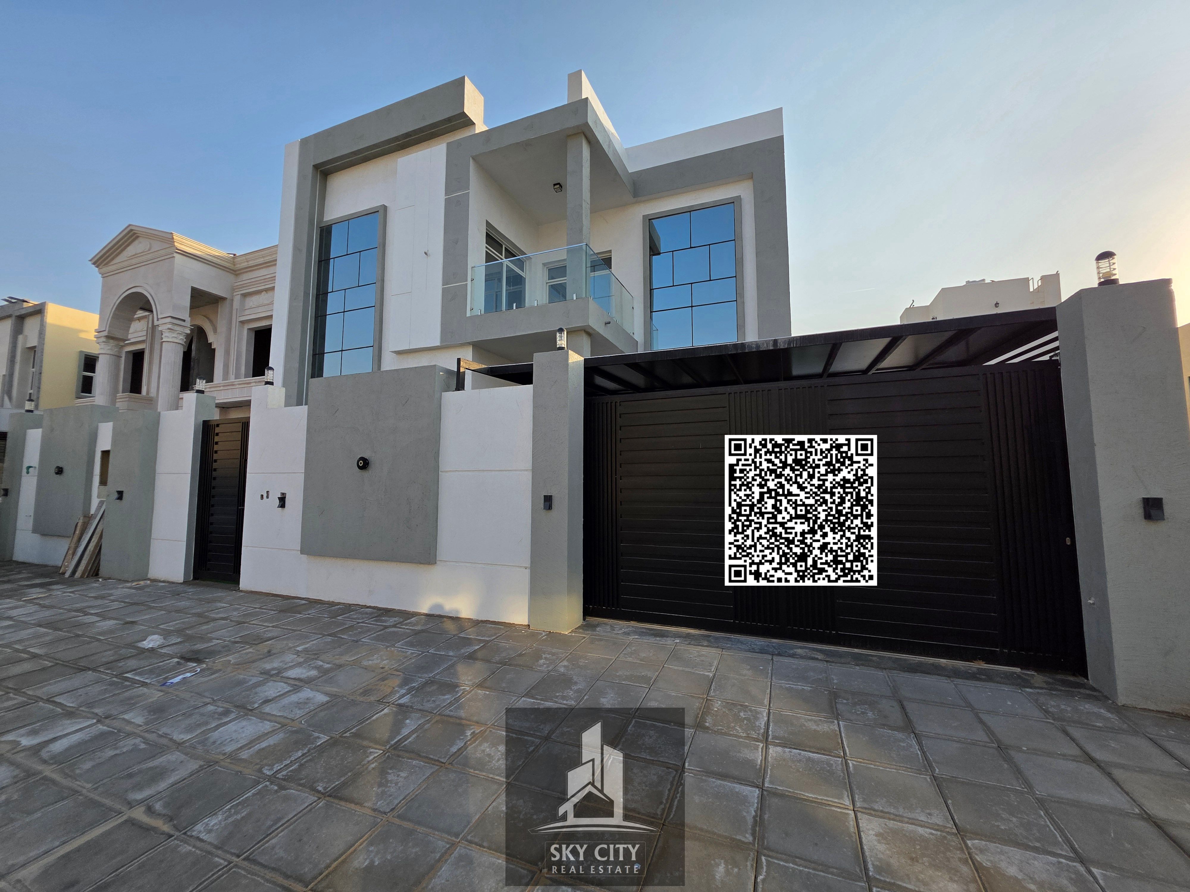 Near services, close to Sheikh Mohammed Bin Zayed Road, Emirates Transit Road, and close to Al Hamidiya Park.