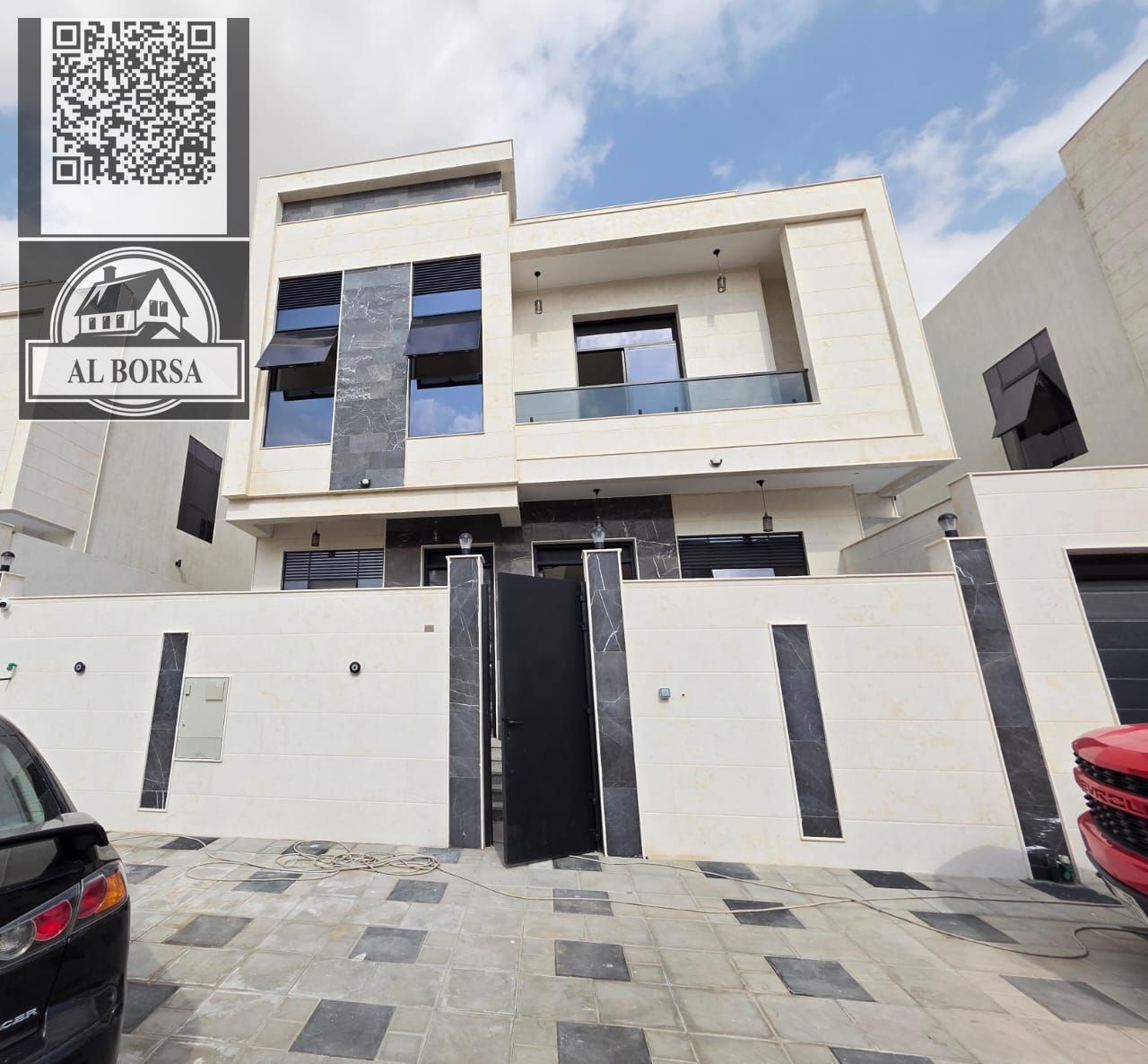 Villa for rent – Al Bahiyah area, Ajman – 5 master bedrooms, living room, majlis, maid's room, prime location