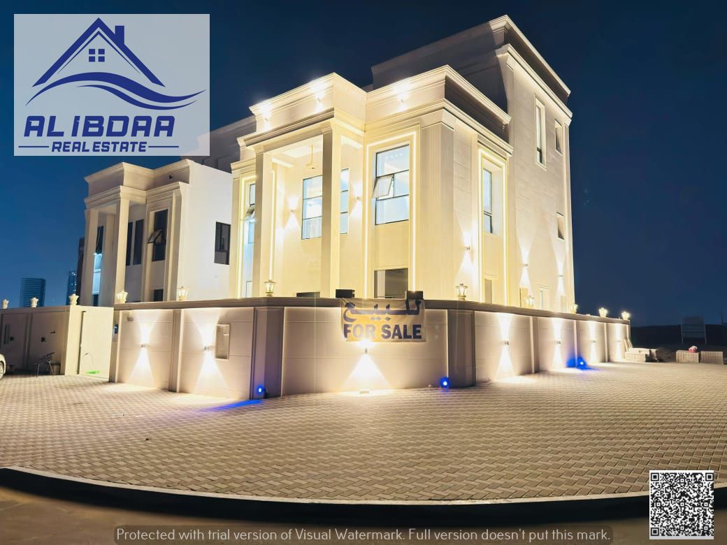 A newly designed private villa in the heart of Al Helio 2 – Ajman Corner Villa | Smart Planning | An affordable option with high-end specifications