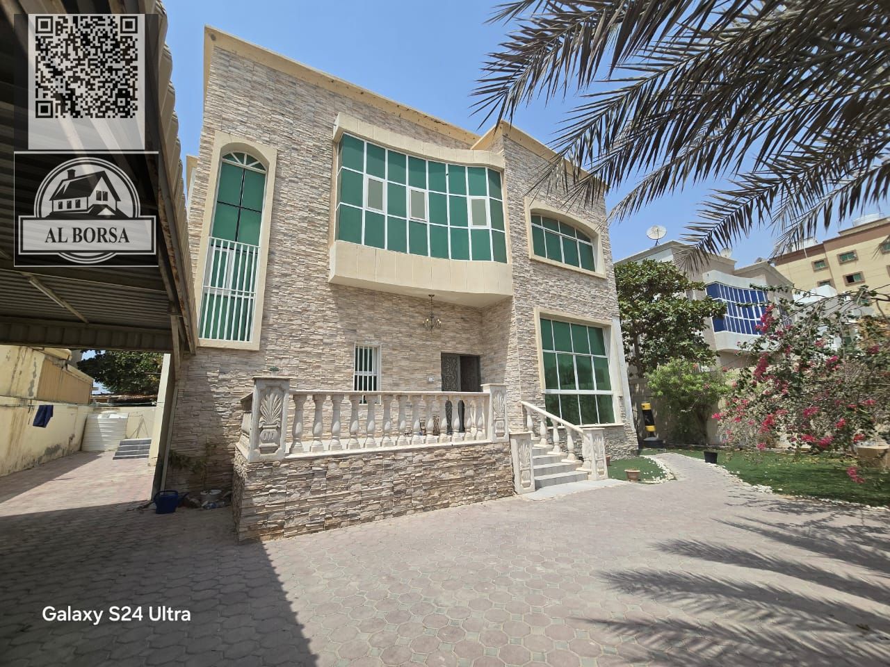 Villa for rent – Al rawda area, Ajman – 3 master bedrooms, living room, majlis, maid's room, prime location