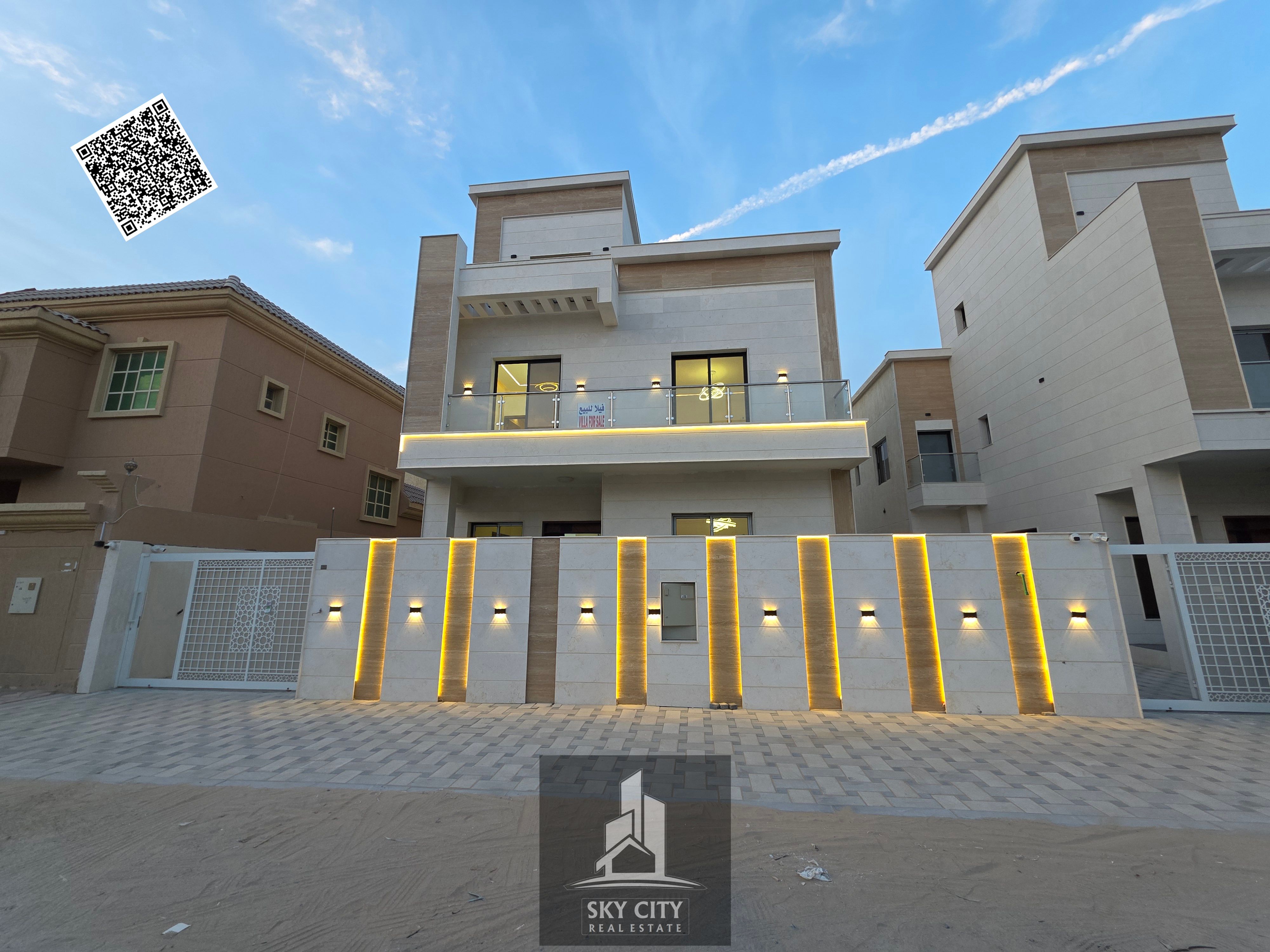 Exclusive 3-Storey Villa in Al Yasmeen – Mosque View, 5 Master Bedrooms