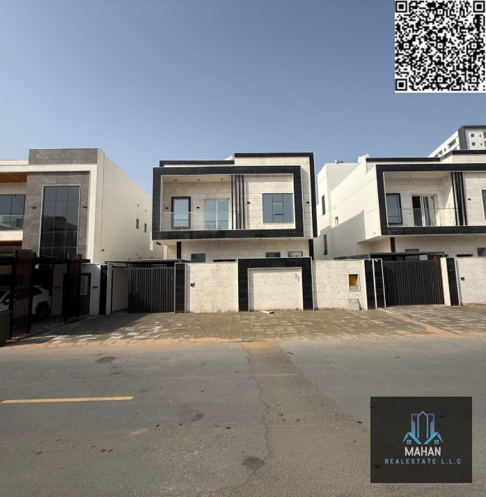 Brand New Villa for Sale – Helio 2, Ajman Location: Helio 2 Land Area: 3014 sq. ft Build-up Area: 3400 sq. ft Villa Features: • 1 Majlis • 5 Master Bedrooms • 6 Bathrooms • Modern Finishing • Spacious Layout • ⁠with roof Price: 1.850. 000 AED