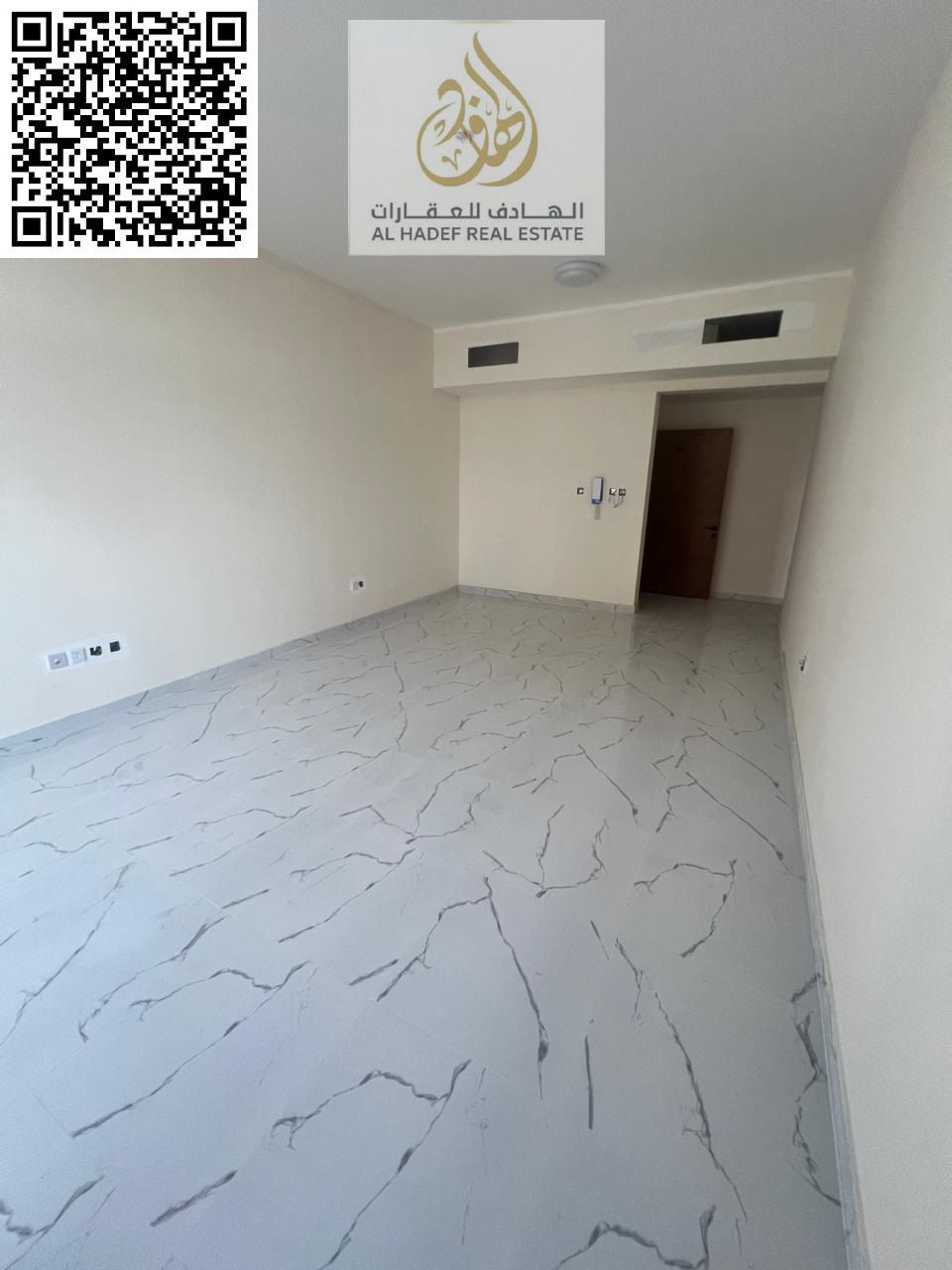One bedroom and living room with storage, 2 bathrooms, first occupancy in Al Jurf 3, large spaces