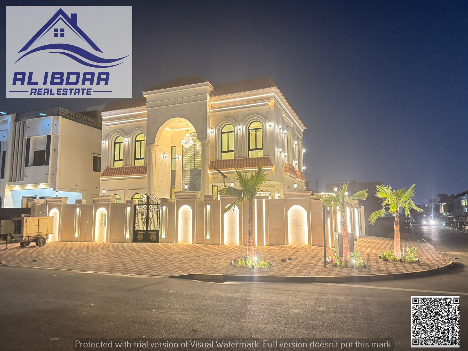 Corner villa for sale on two streets, super deluxe finishing, freehold ownership for all nationalities, 25-year guarantee